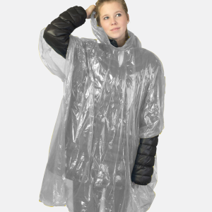 Jubels regnponcho. Oumbärlig för u